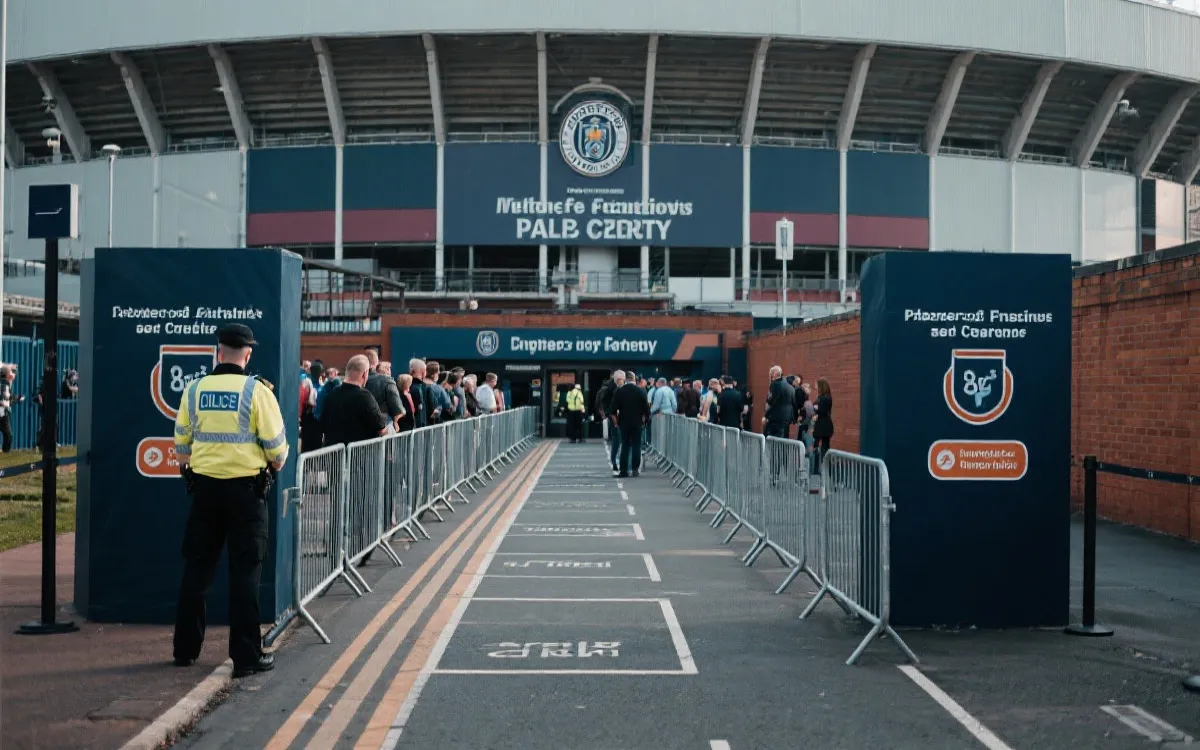 世界杯级别赛事入场安检与分流动线：指引牌、排队通道与看台入口